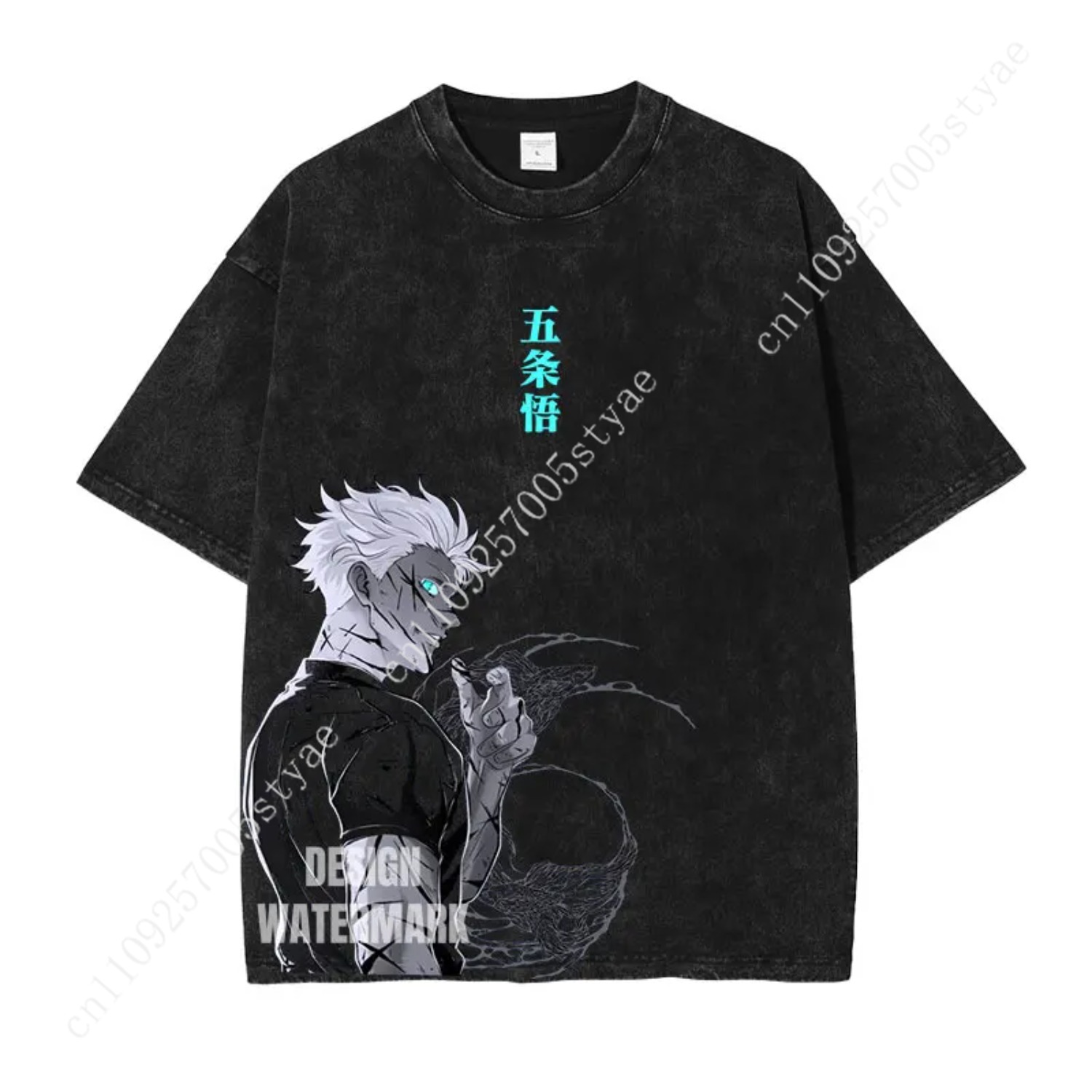 Summer Clothing For Women - 五条悟 グラフィックTシャツ アニメ服 メンズ レディース コットンTシャツ