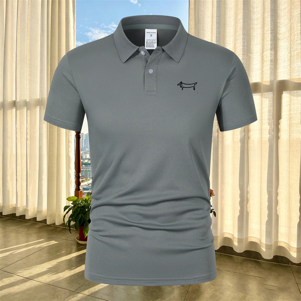 Quality Summer Clothing For Women - 高品質通気性メンズポロシャツカジュアル無地半袖ポロシャツ男性/女性用夏デザイナーギフト服
