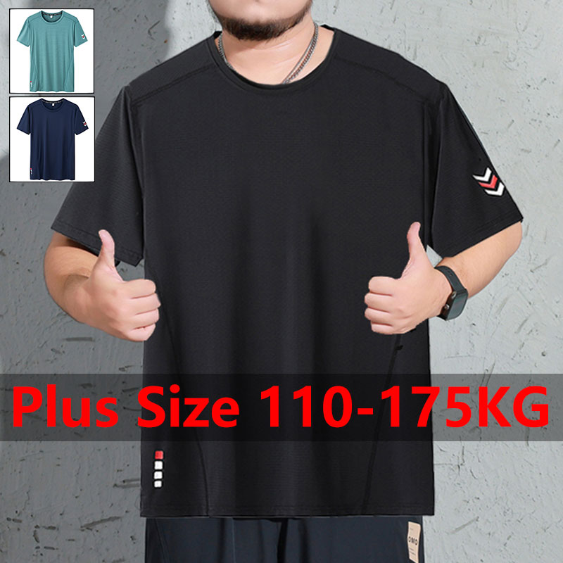 Summer Clothing Plus Size - メンズプラスサイズ Tシャツ 5XL 6XL 7XL 110-175