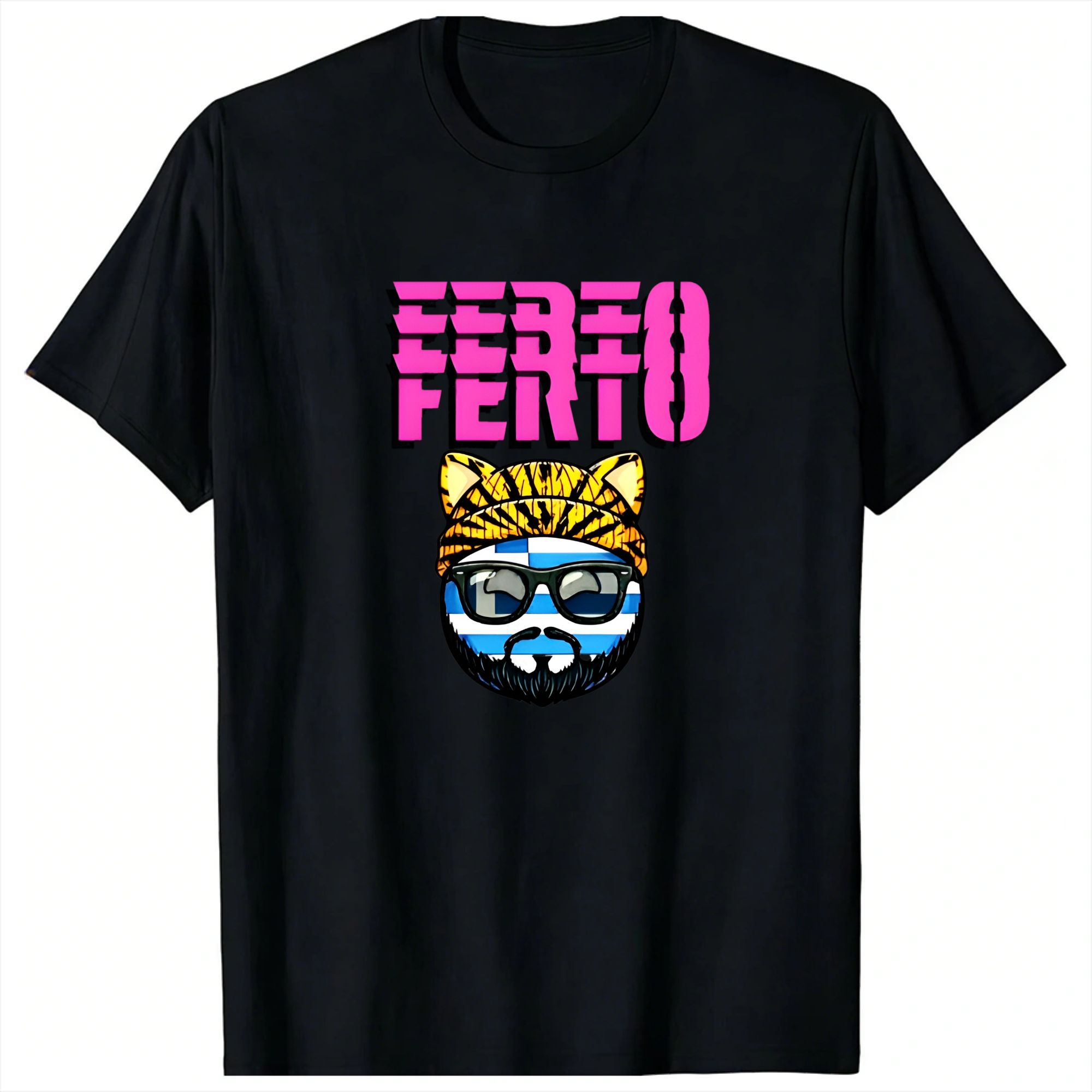 Summer Clothing For Greece - Eurovisions 2026 Akylas FERTO 歌ギリシャギリシャノベルティ Tシャツ半袖