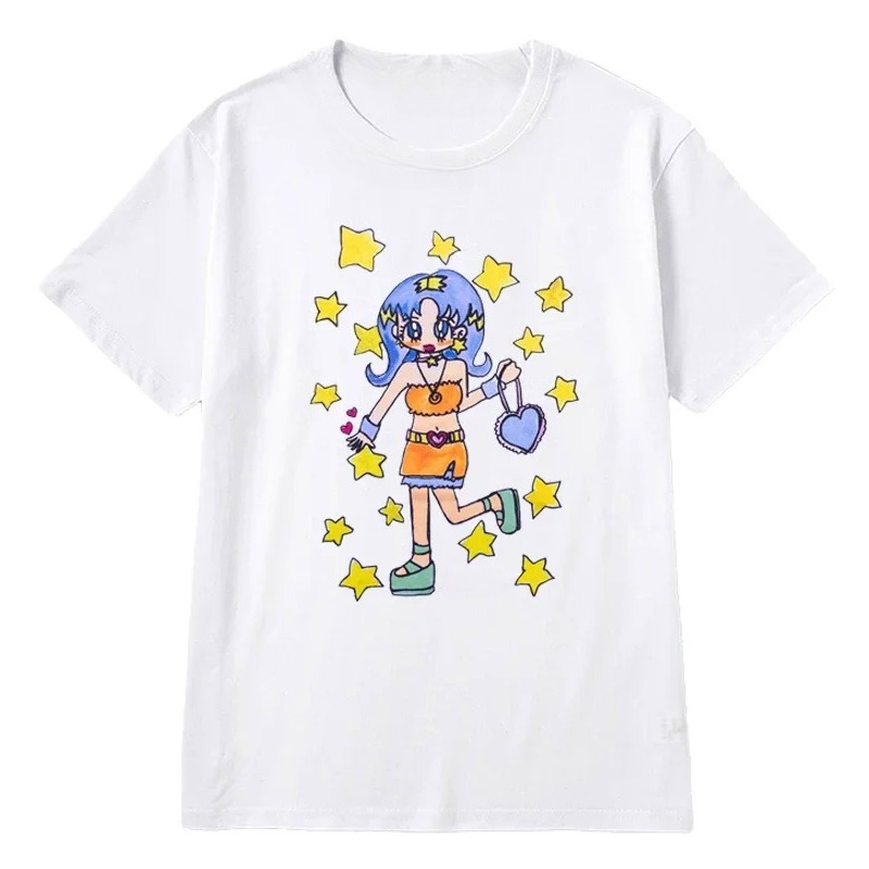 Summer Clothing Reviews - 女性の夏服 2000年代 Y2k セール Tシャツ 快適で通気性のあるカジュアル服