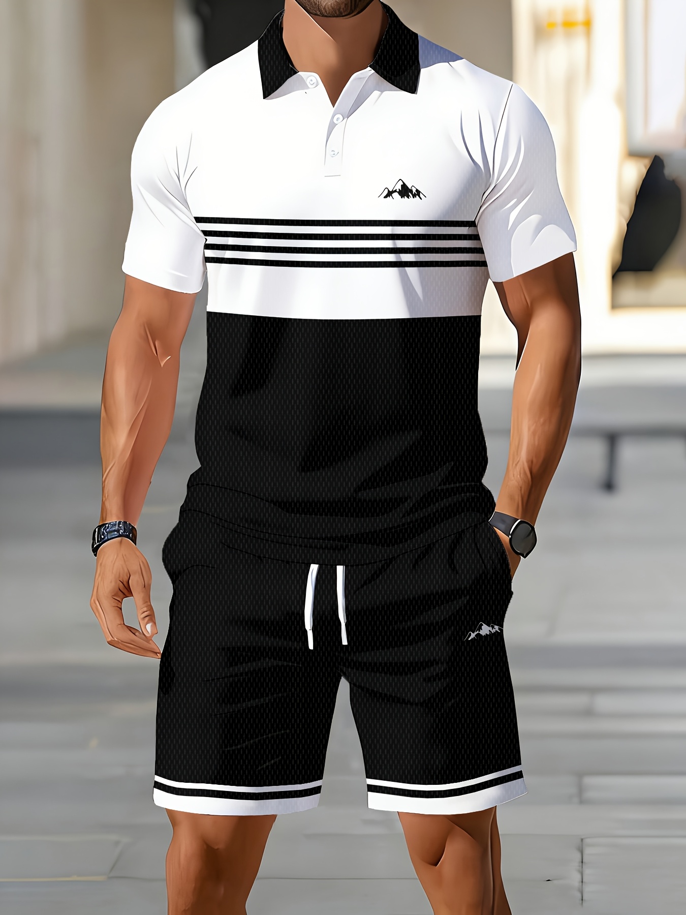 Summer Clothing Design - 2026年夏メンズポロシャツセット - 3Dプリントデザイン、通気性、軽量、快適、ファッショナブルなアウトドアメンズウェア