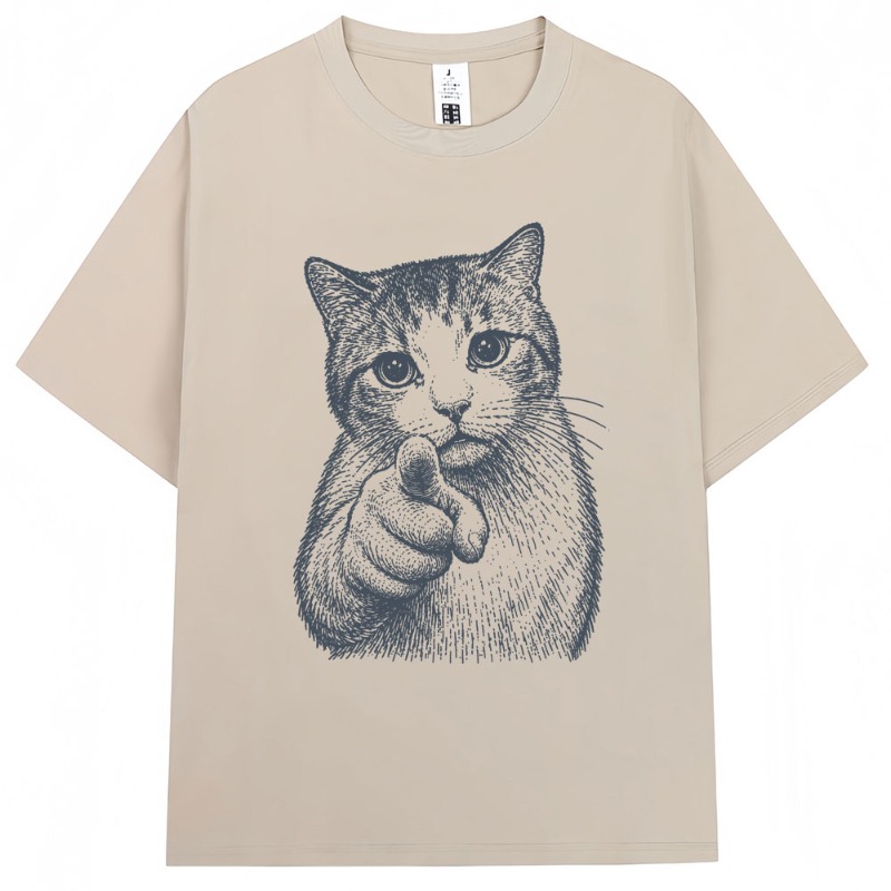 ガイドキャットファッションラウンドネックピュアプリント女性の - Summer Clothing Guide のレビューと価格
