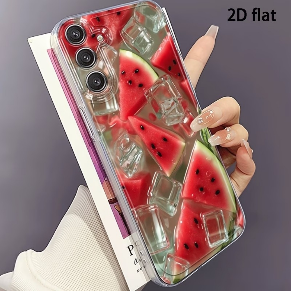 夏の氷のようなスイカ柄TPUスマホケース Samsung G - Summer Closet のレビューと価格