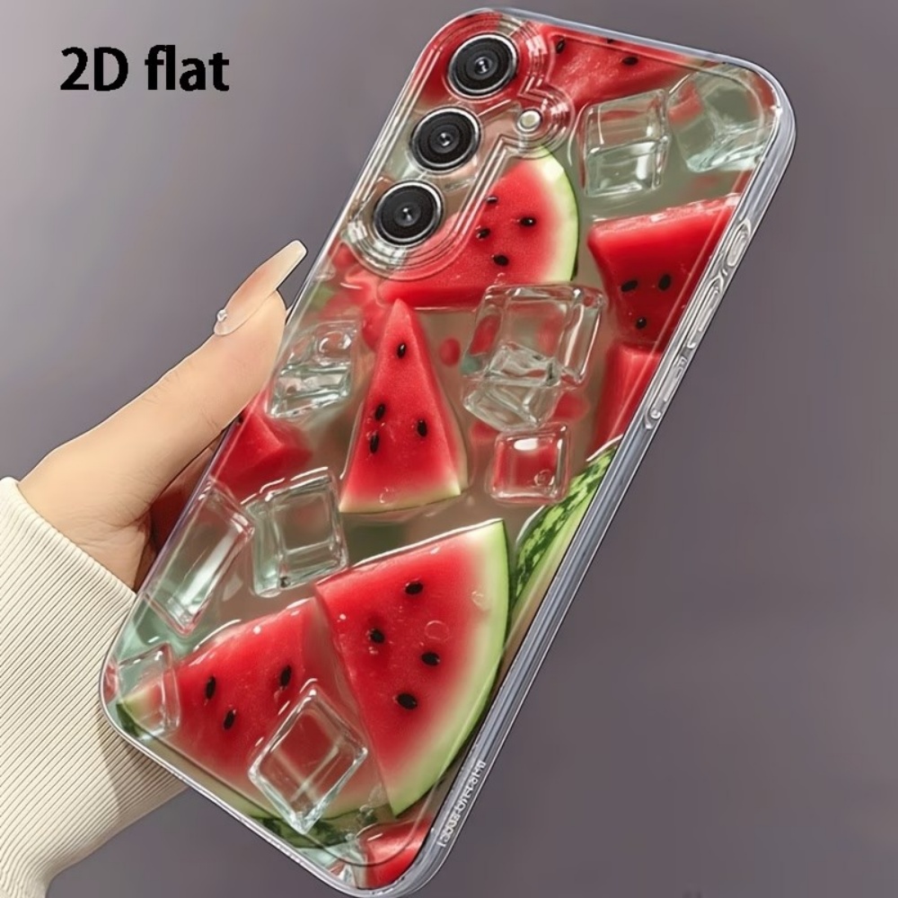 夏の氷のようなスイカ柄TPUスマホケース Samsung G - Summer Closet のレビューと価格