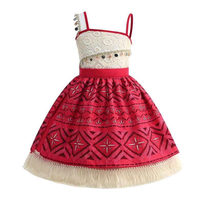 2026 ドレス女の子子供服コスプレヴァイアナプリンセスドレ - Summer Clothing For Kids Girls のレビューと価格