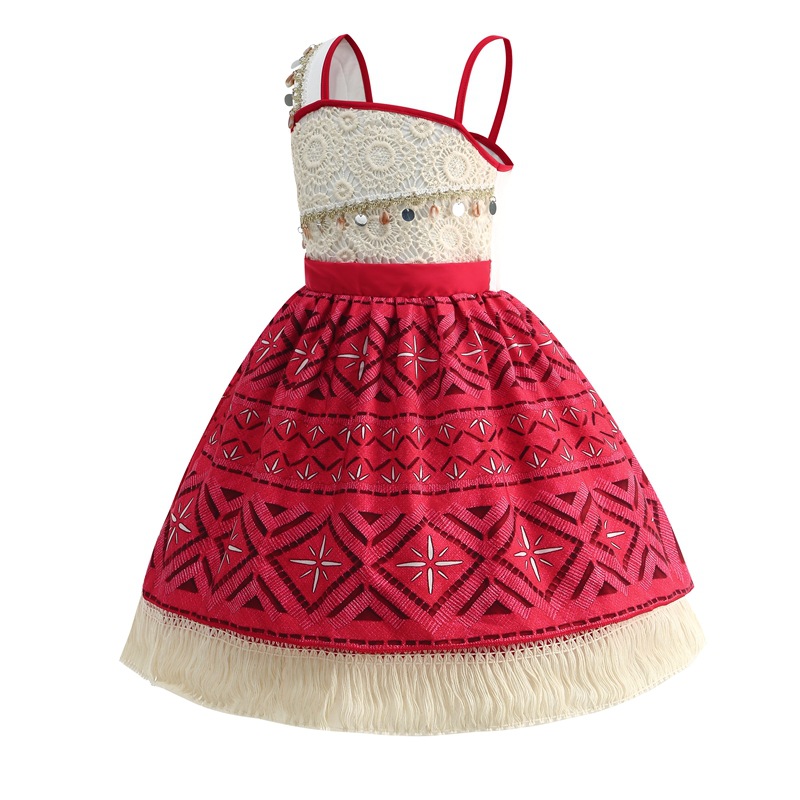 2026 ドレス女の子子供服コスプレヴァイアナプリンセスドレ - Summer Clothing For Kids Girls のレビューと価格