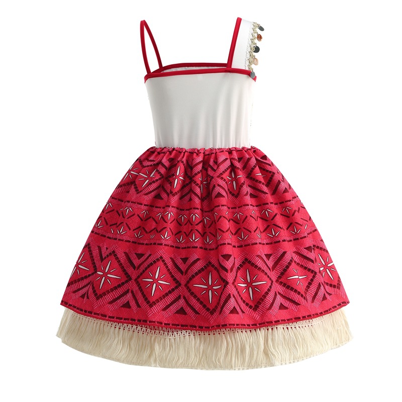 2026 ドレス女の子子供服コスプレヴァイアナプリンセスドレ - Summer Clothing For Kids Girls のレビューと価格
