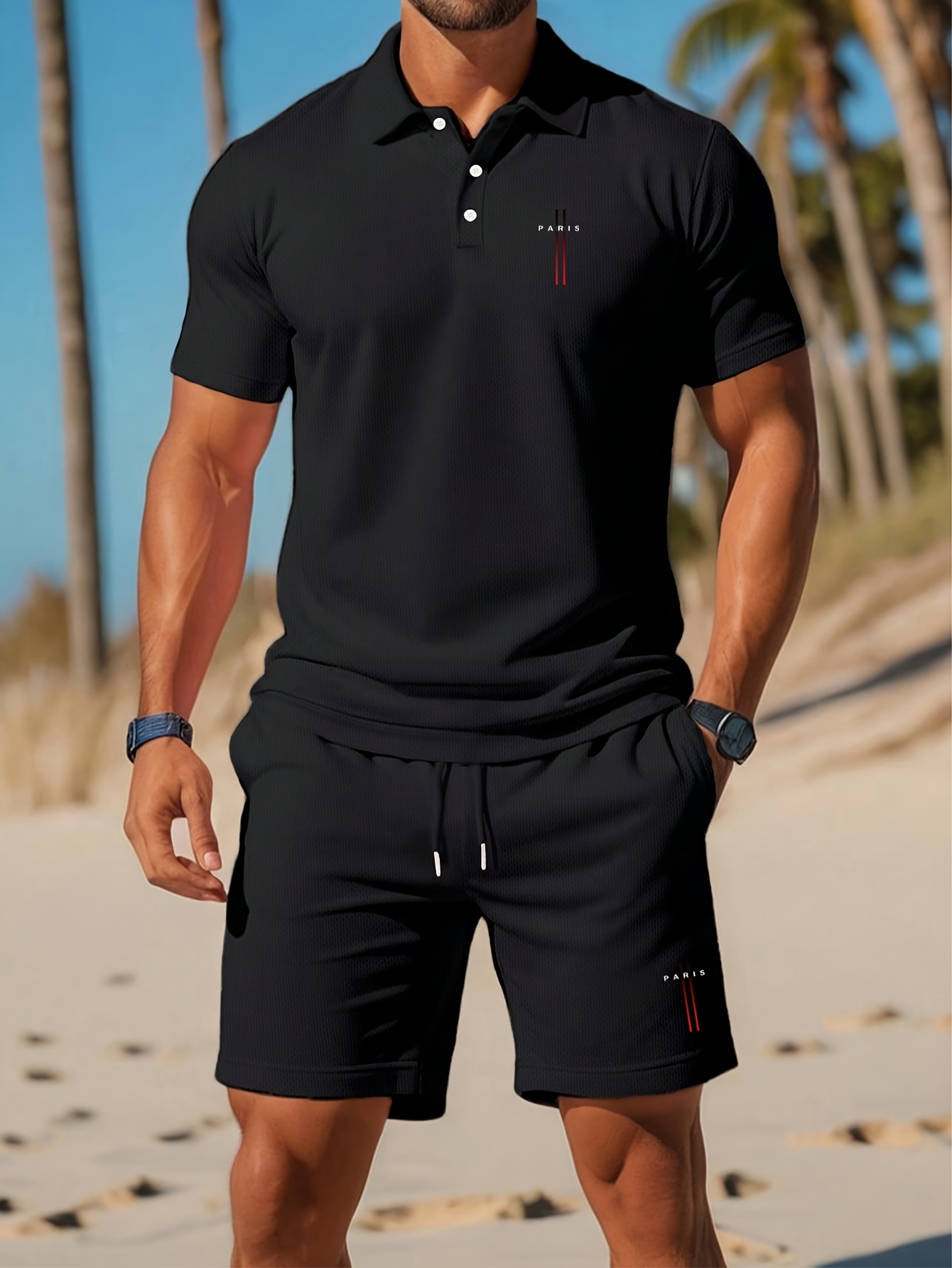 2026年夏メンズポロシャツセット - 3Dプリントデザイン - Summer Clothing Design のレビューと価格
