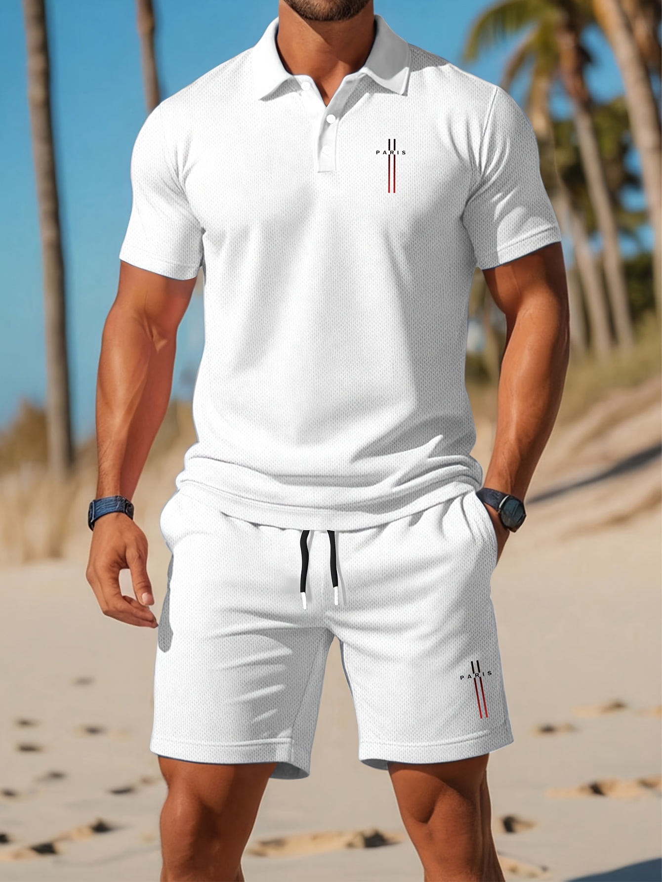 2026年夏メンズポロシャツセット - 3Dプリントデザイン - Summer Clothing Design のレビューと価格
