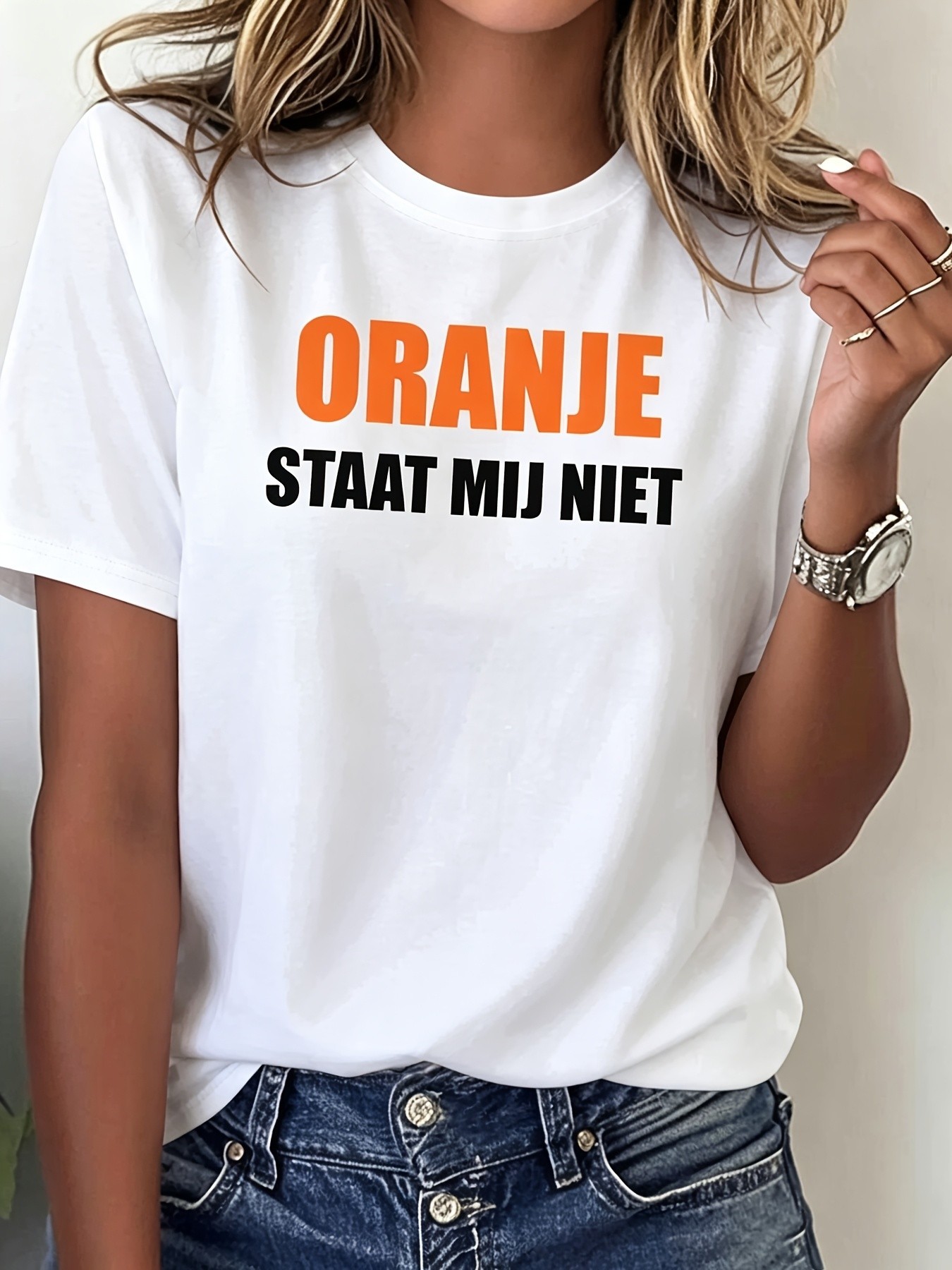 プラスサイズの女性用半袖Tシャツ Oranje Staat  - Summer Clothing Must Haves のレビューと価格