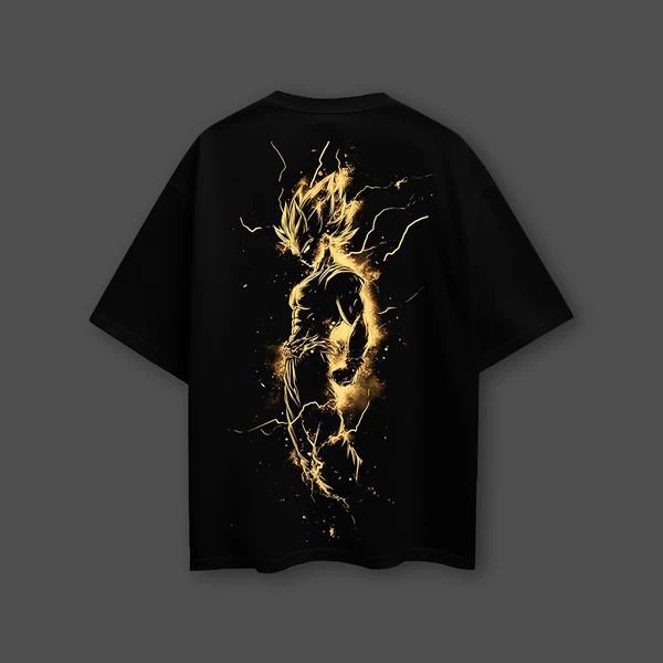 ドラゴンボールアニメゴールデン超サイヤ人特大コットン Tシャ - Quality Summer Clothing For Women のレビューと価格
