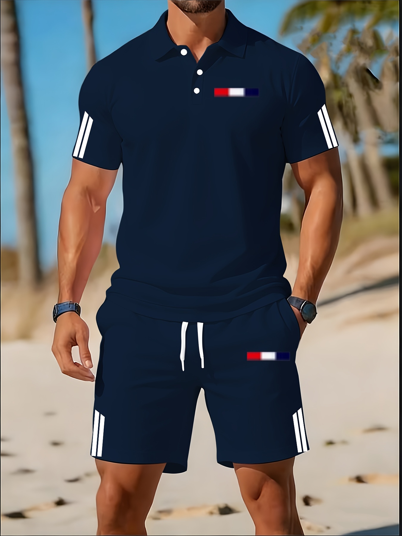 2026年夏メンズポロシャツセット - 3Dプリントデザイン - Summer Clothing Design のレビューと価格