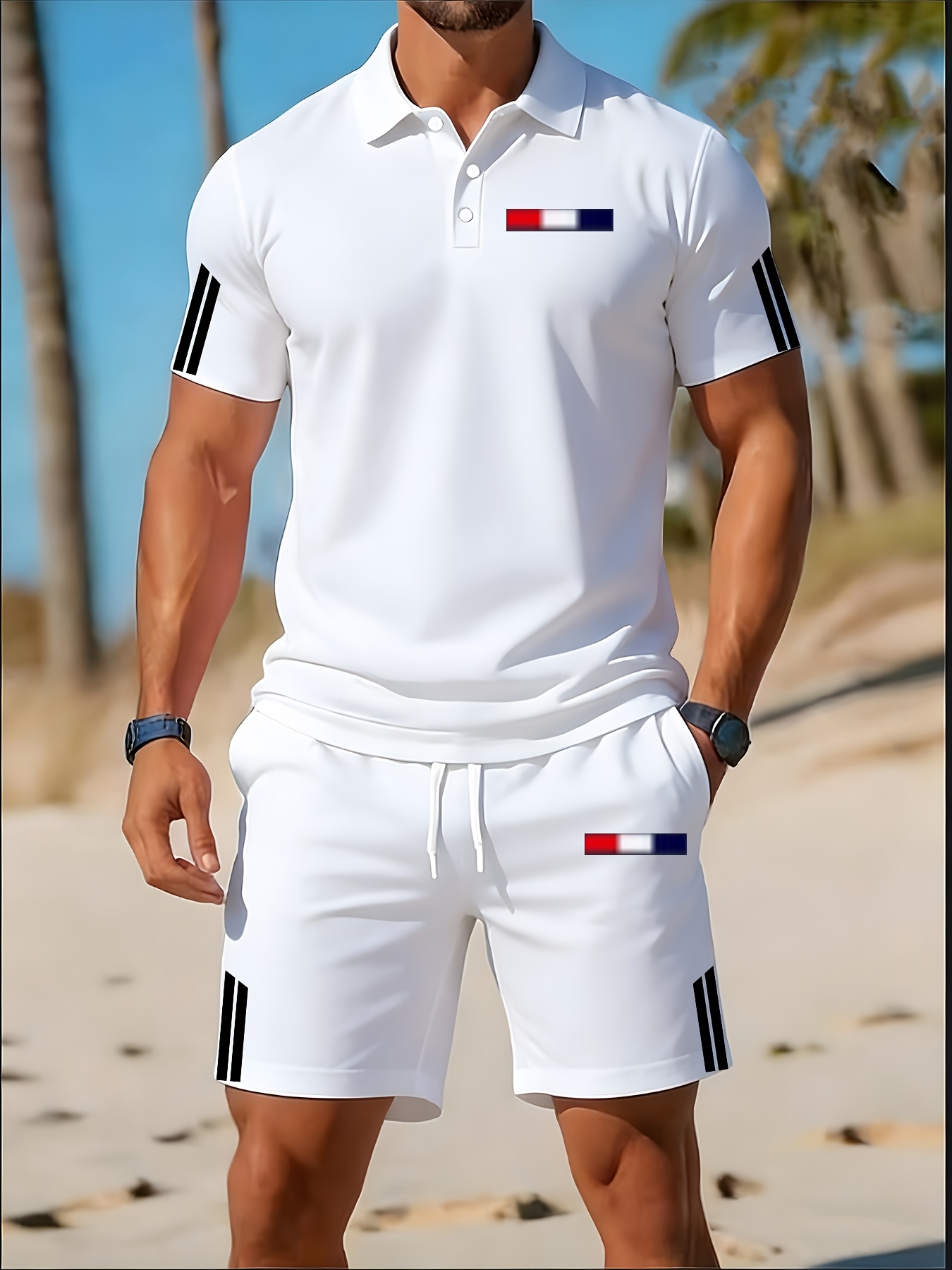 2026年夏メンズポロシャツセット - 3Dプリントデザイン - Summer Clothing Design のレビューと価格