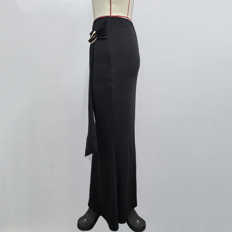 BKLD エレガントな気質黒ラップヒップフィッシュテールスカ - Summer Clothing Wraps のレビューと価格