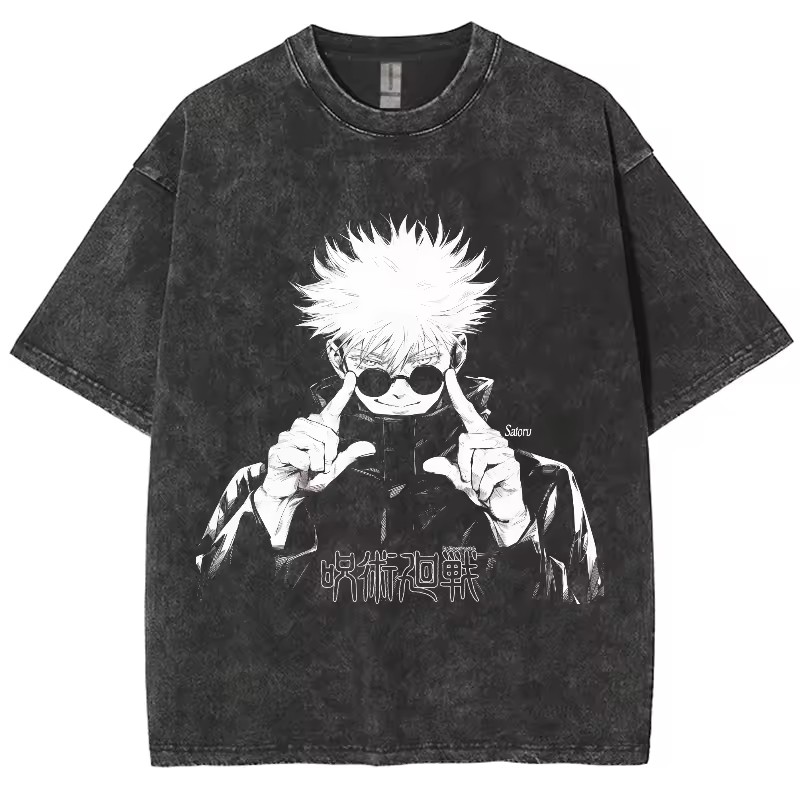 2026年新作ホットサマーアニメ呪術廻戦五条悟Tシャツ ウォ - Quality Summer Clothing For Women のレビューと価格