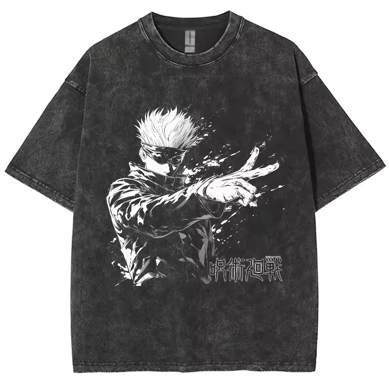 2026年新作ホットサマーアニメ呪術廻戦五条悟Tシャツ ウォ - Quality Summer Clothing For Women のレビューと価格