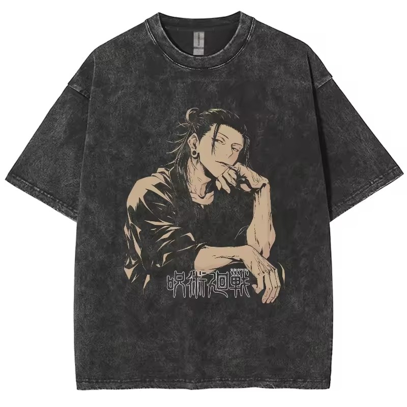 2026年新作ホットサマーアニメ呪術廻戦五条悟Tシャツ ウォ - Quality Summer Clothing For Women のレビューと価格