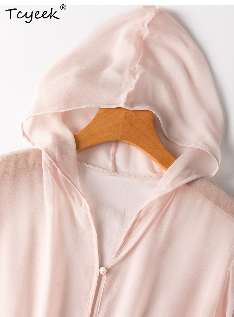 Tcyeek 100% 本物の桑シルク女性トップス 2026 - Summer Clothing のレビューと価格