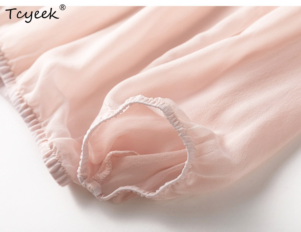 Tcyeek 100% 本物の桑シルク女性トップス 2026 - Summer Clothing のレビューと価格