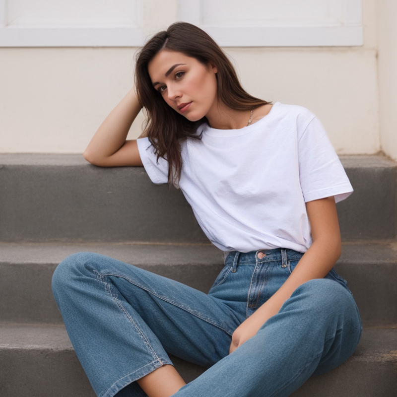 綿プラスサイズ半袖トップスヘビーTシャツY2kカジュアル快適 - Quality Summer Clothing For Women のレビューと価格
