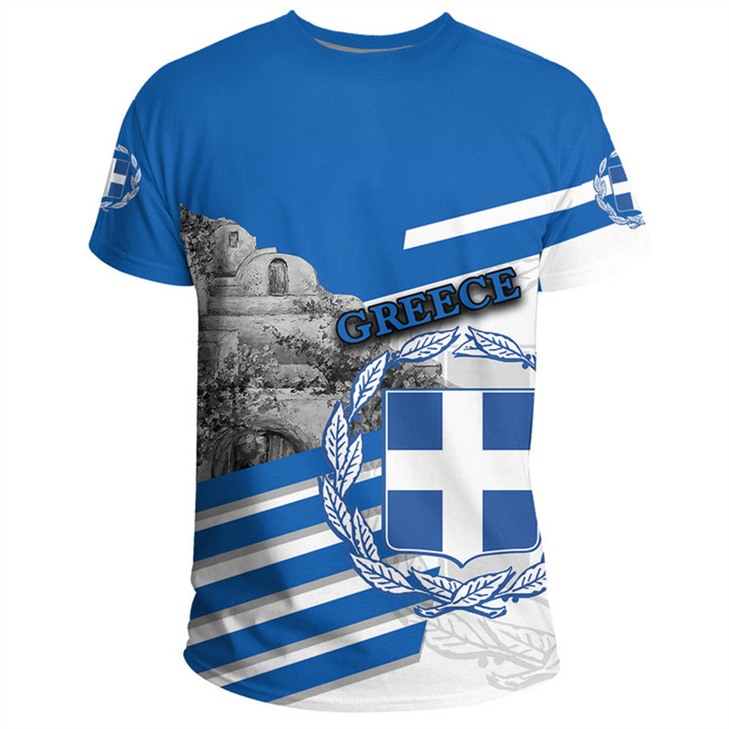 メンズ3DプリントTシャツ,3Dプリント,半袖,紳士服,ファ - Summer Clothing For Greece のレビューと価格