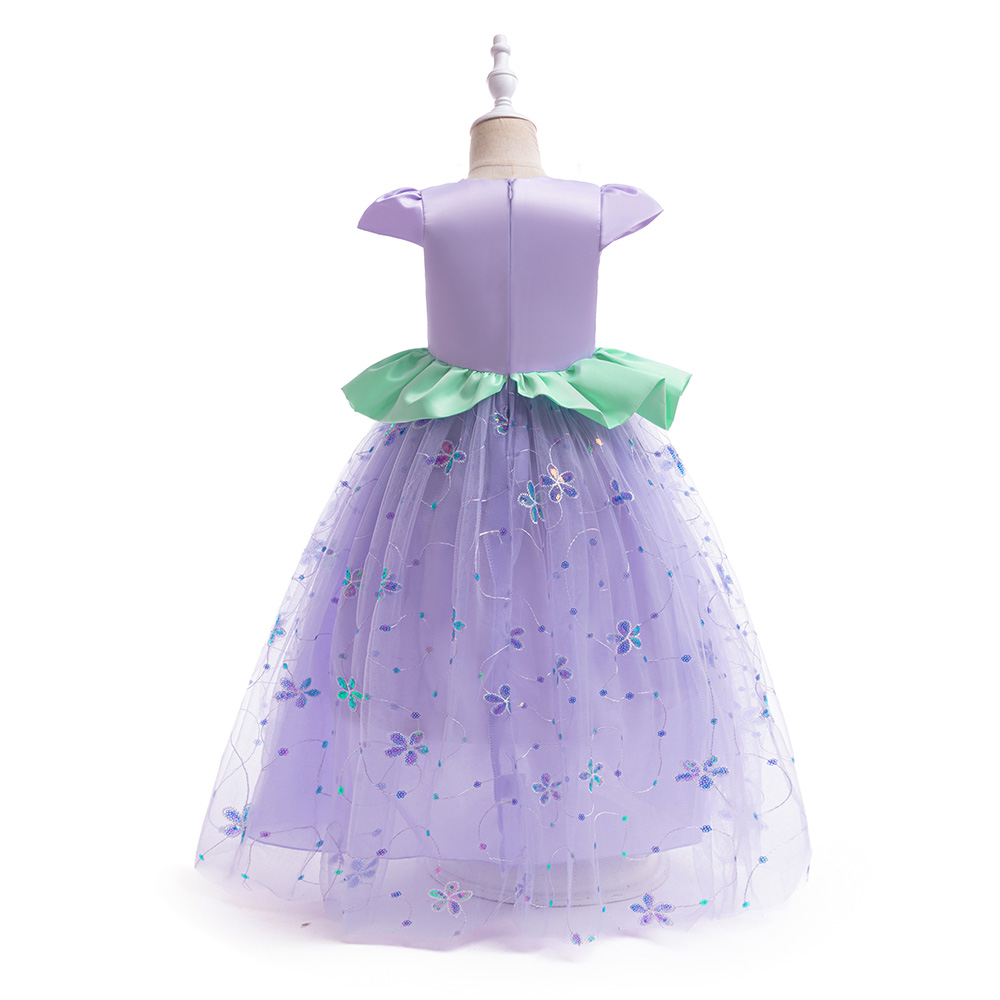 女の子のためのリトルマーメイドアリエルプリンセスコスチューム - Summer Clothing For Kids Girls のレビューと価格