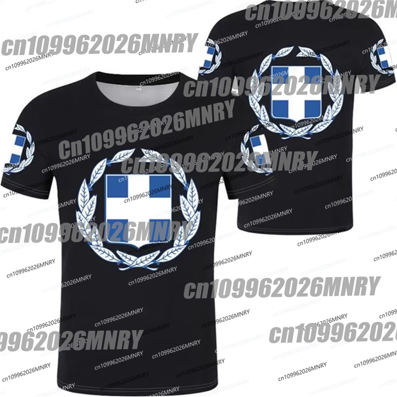 ヘラスタトム ギリシャエンブレム グラフィックTシャツ メン - Summer Clothing For Greece のレビューと価格