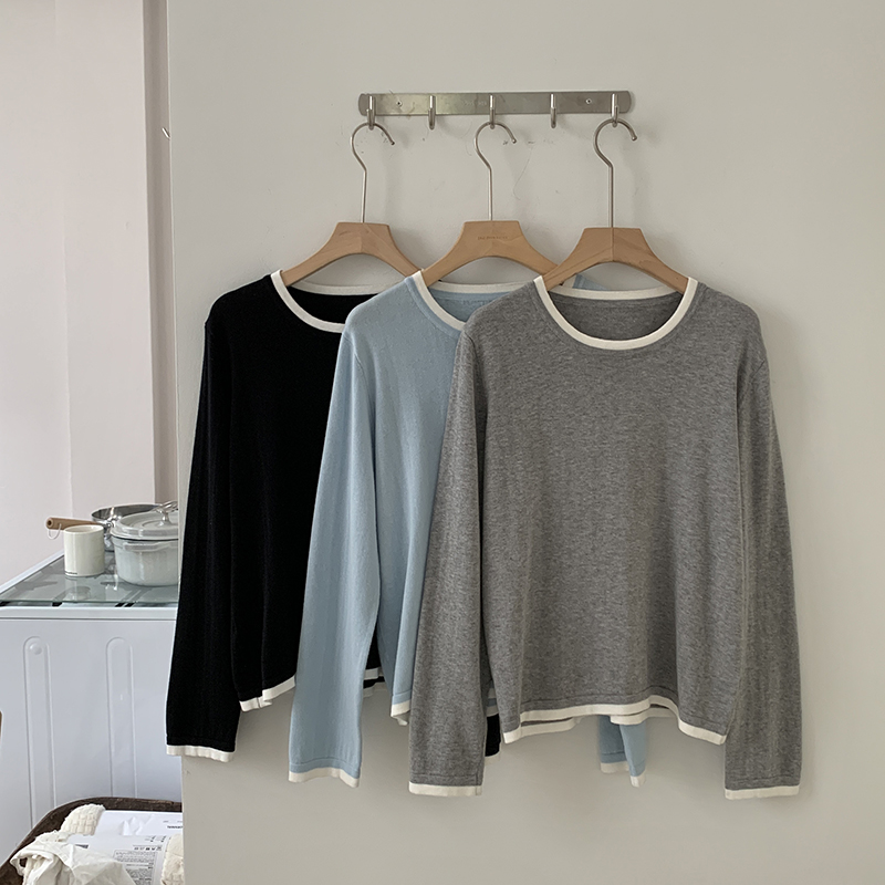 100%コットン製 レディース Oネック カラーブロック 長 - Summer Clothing のレビューと価格