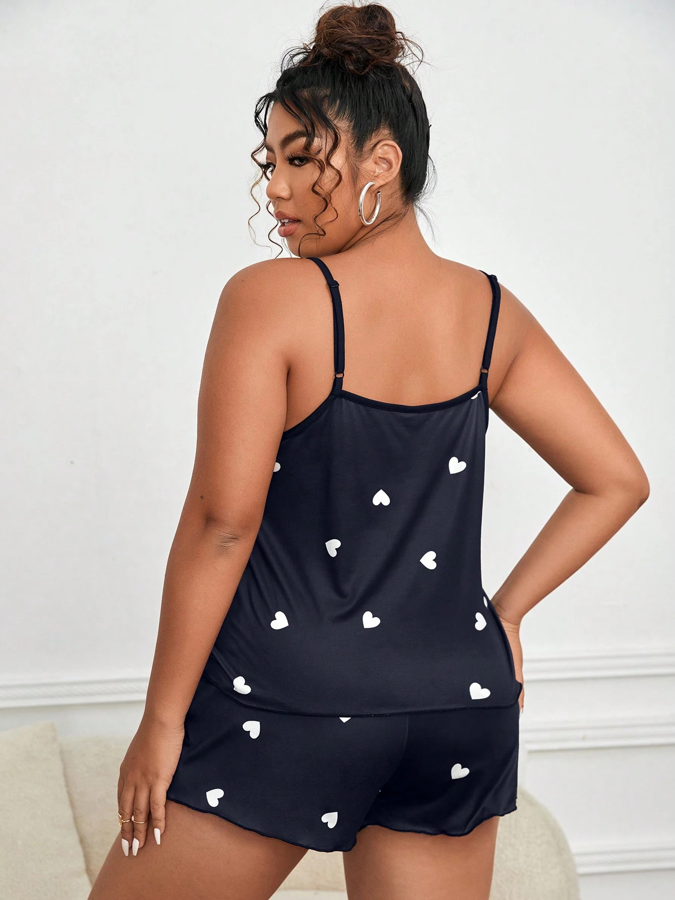 2 ピースパジャマセット女性用パジャマクロップトップ + シ - Summer Clothing Plus Size のレビューと価格