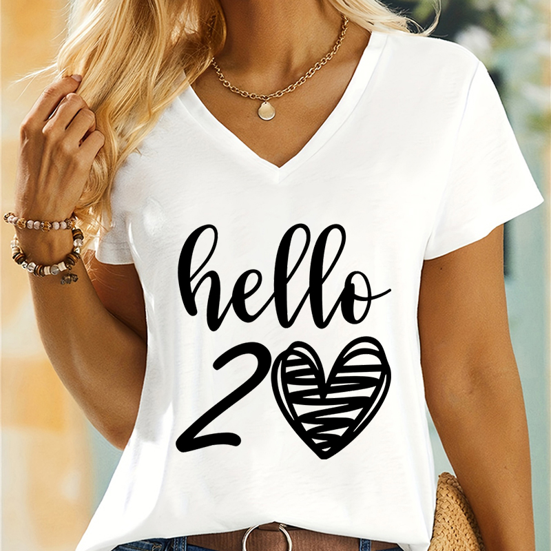 女性のためのクラシックなグラフィックTシャツ,誕生日プレゼン - Summer Clothing Essentials Women のレビューと価格