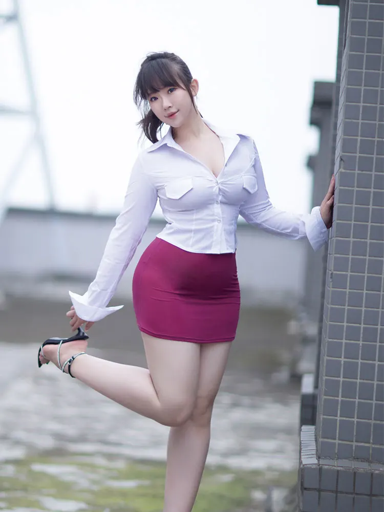 女性のための深いVネックシャツ,魅力的なブラウス,ビジネスウ - Summer Clothing Reviews のレビューと価格
