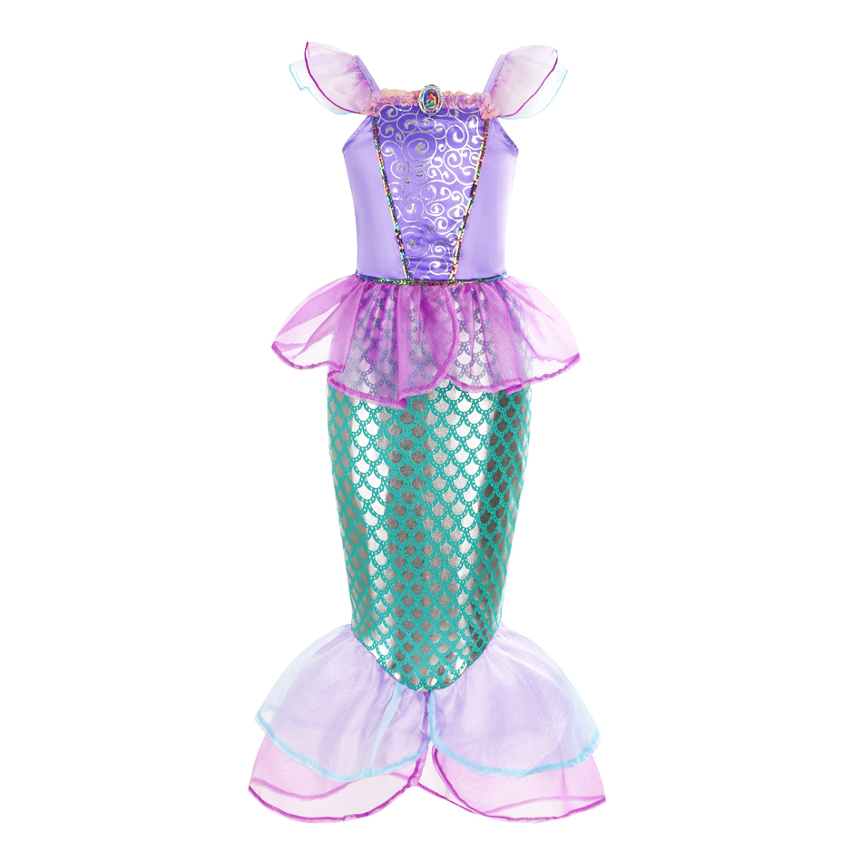 女の子のための人魚のハロウィーンの衣装、子供のドレス、プリン - Summer Clothing For Kids Girls のレビューと価格