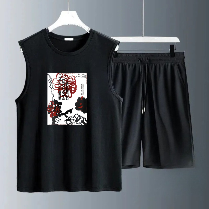 メンズタンクトップセット 2026年夏 速乾性衣料セット 2 - Summer Clothing のレビューと価格