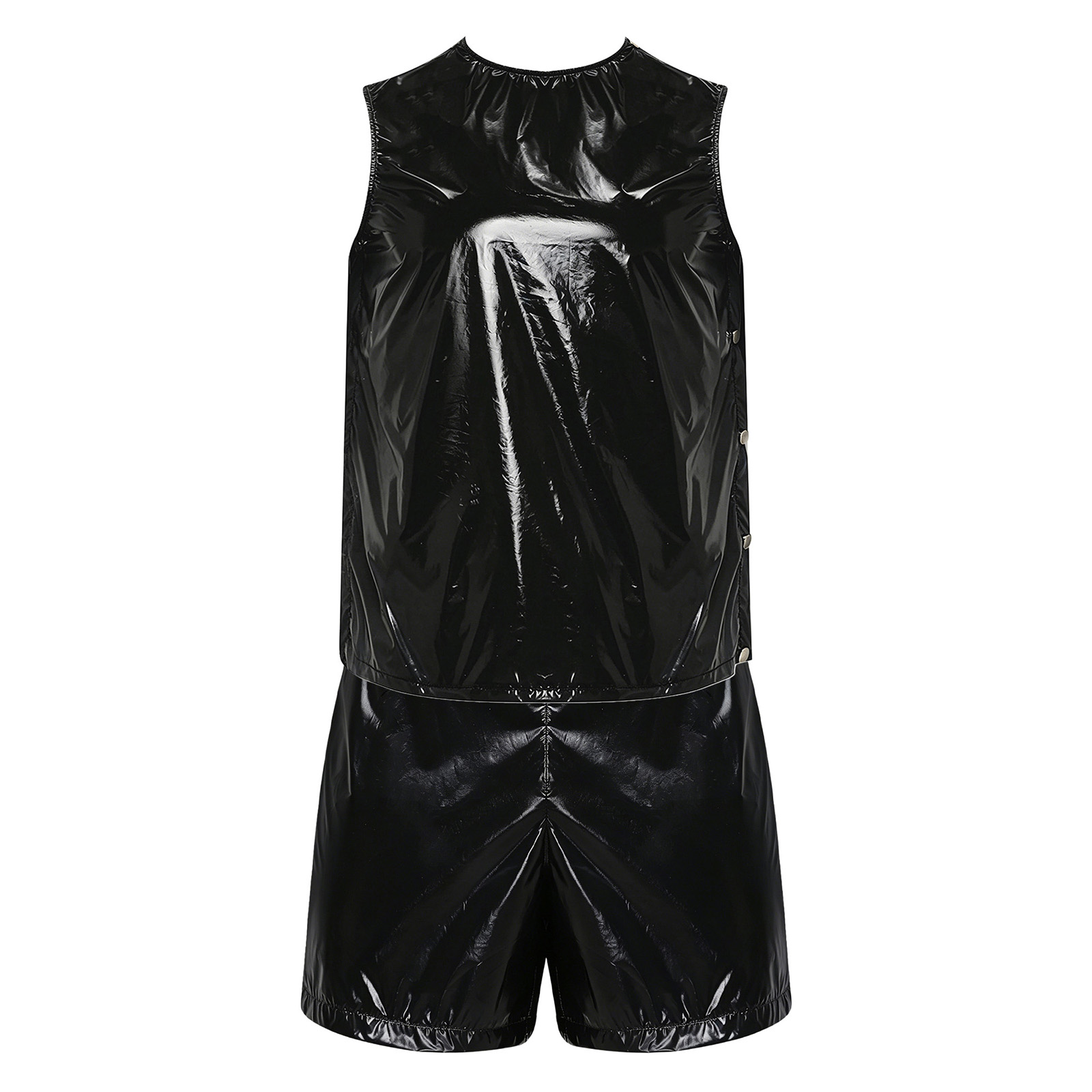 メンズ防水汗止めトラックスーツタンクトップとサイドボタン付き - Summer Clothing のレビューと価格