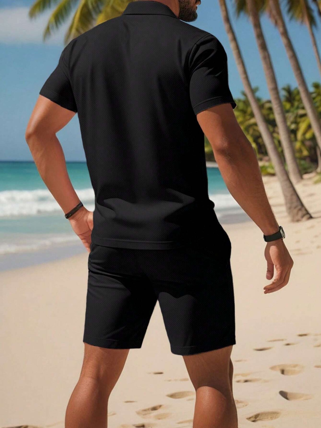2026年夏メンズポロシャツセット - 3Dプリントデザイン - Summer Clothing Design のレビューと価格