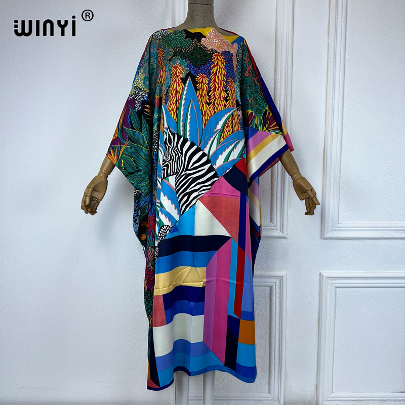 WINYI 新しい高品質プリントカフタン ファッション アフ - Quality Summer Clothing For Women のレビューと価格
