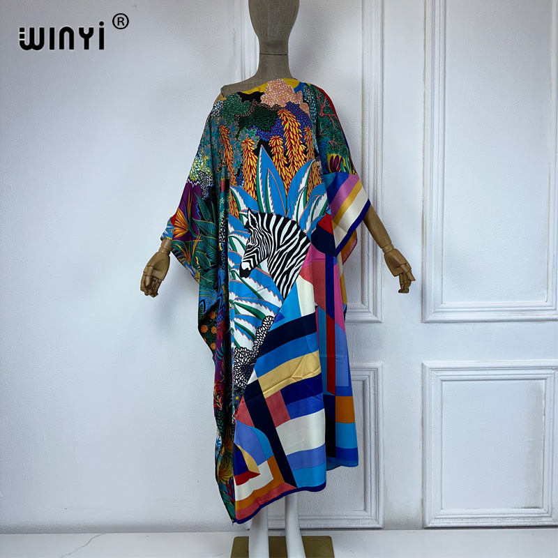 WINYI 新しい高品質プリントカフタン ファッション アフ - Quality Summer Clothing For Women のレビューと価格