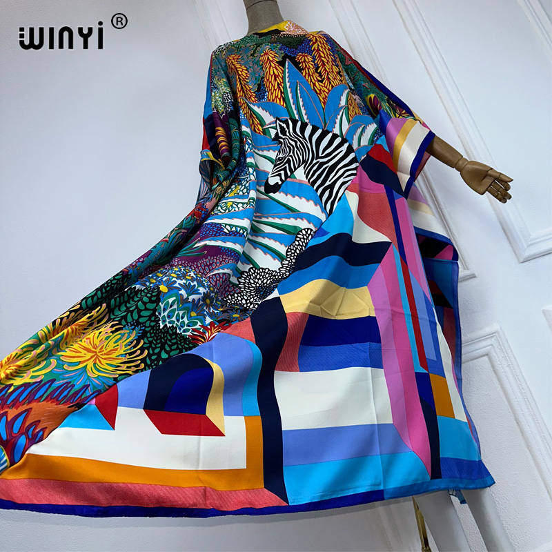 WINYI 新しい高品質プリントカフタン ファッション アフ - Quality Summer Clothing For Women のレビューと価格