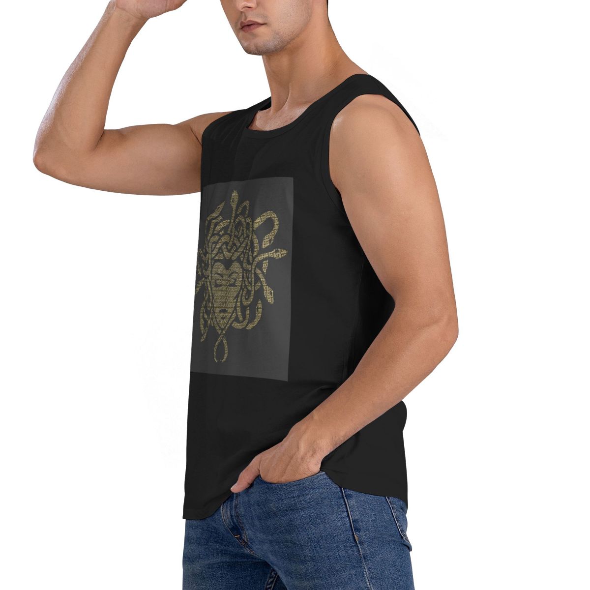 綿 100% 古代ギリシャメデューサゴルゴンヴィンテージスタ - Summer Clothing For Greece のレビューと価格