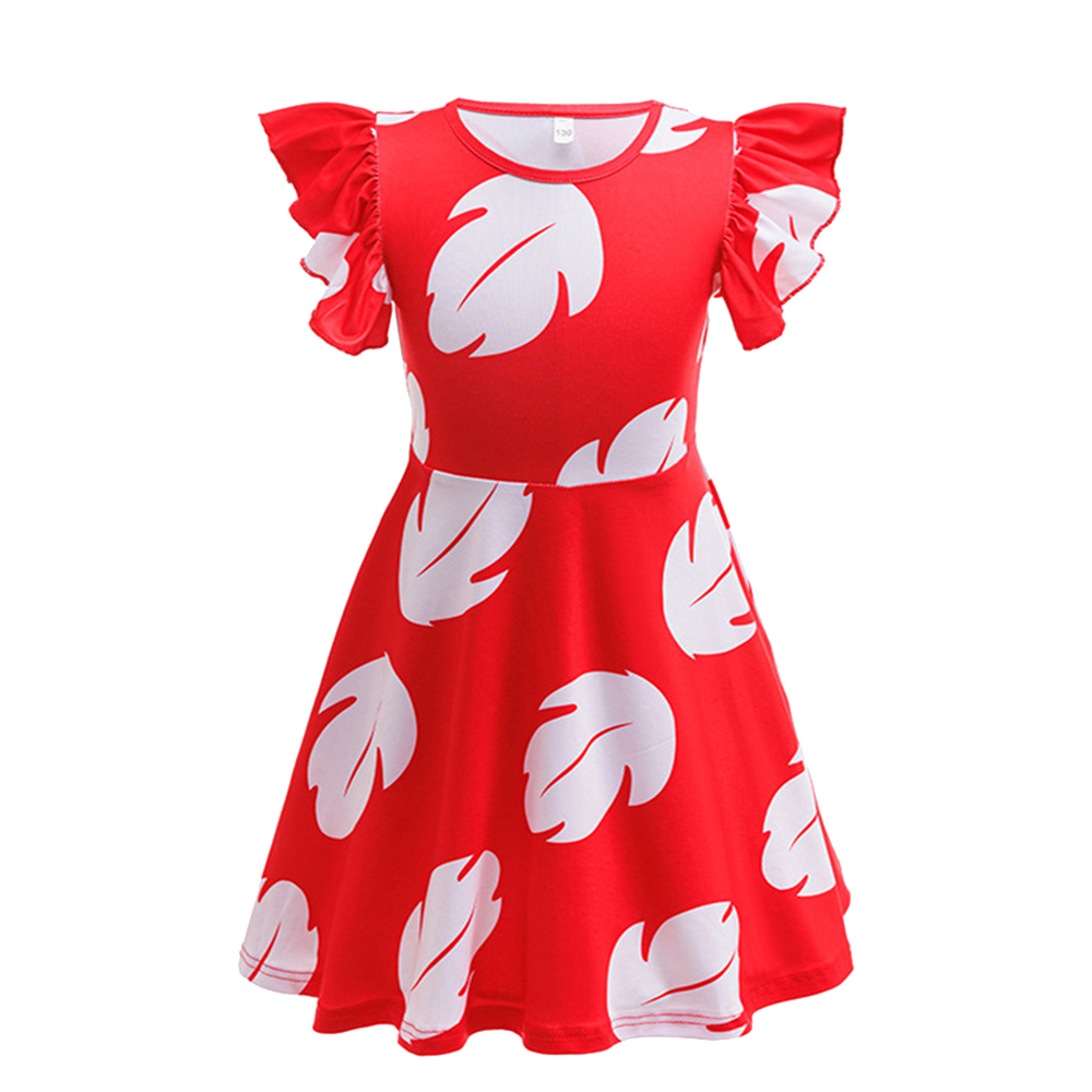 かわいいトロピカル漫画ドレス女の子用夏ハワイアンコスチューム - Summer Clothing For Kids Girls のレビューと価格