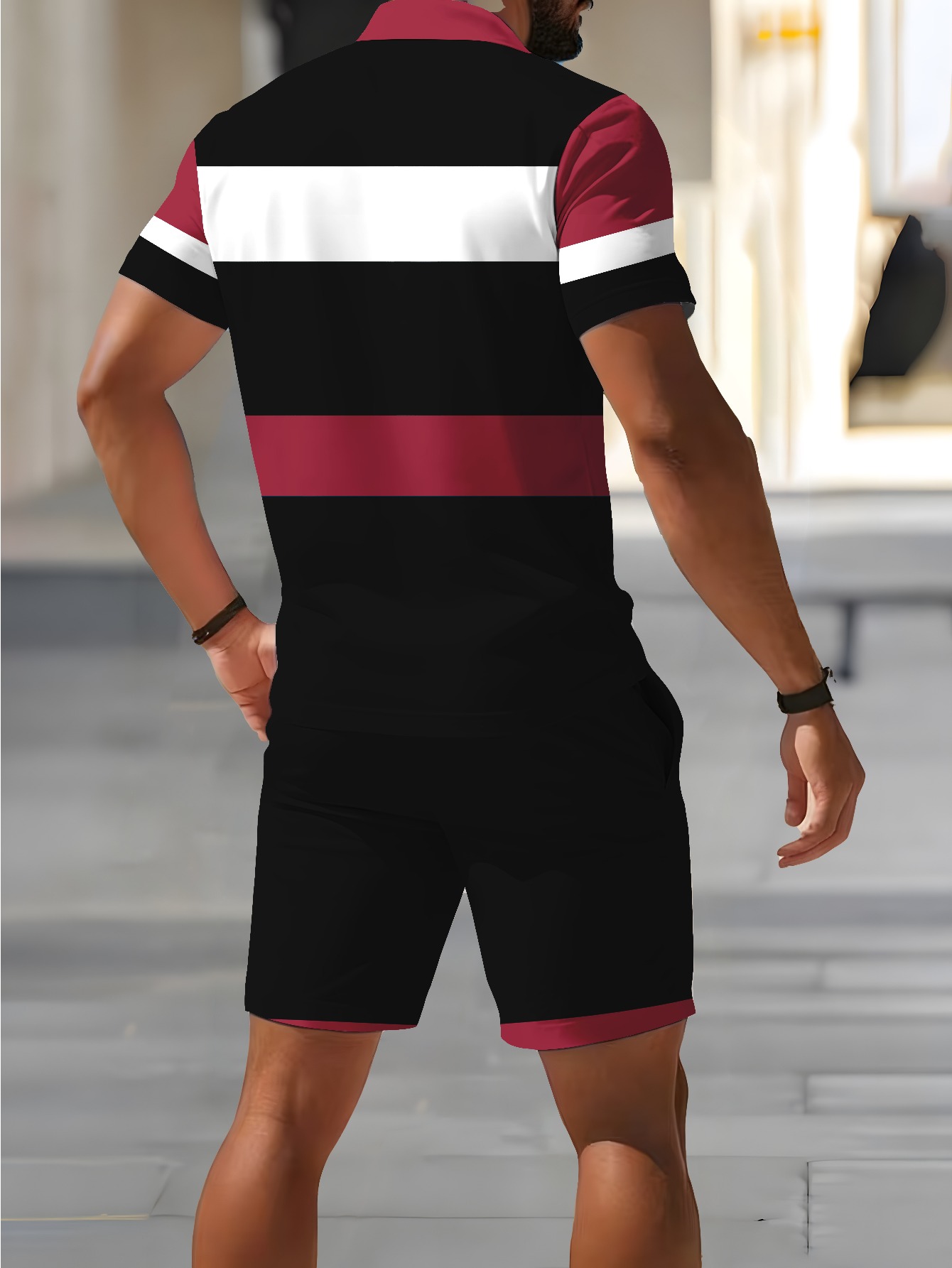 2026年夏メンズポロシャツセット - 3Dプリントデザイン - Summer Clothing Design のレビューと価格