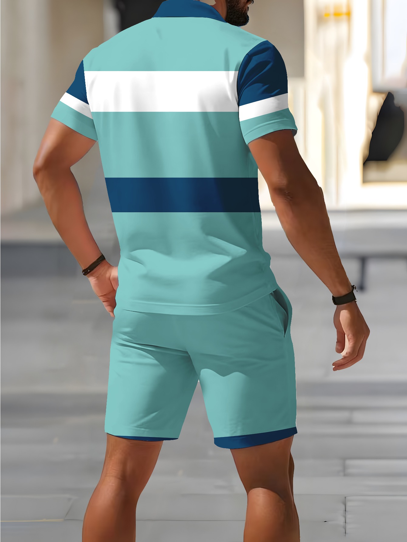 2026年夏メンズポロシャツセット - 3Dプリントデザイン - Summer Clothing Design のレビューと価格