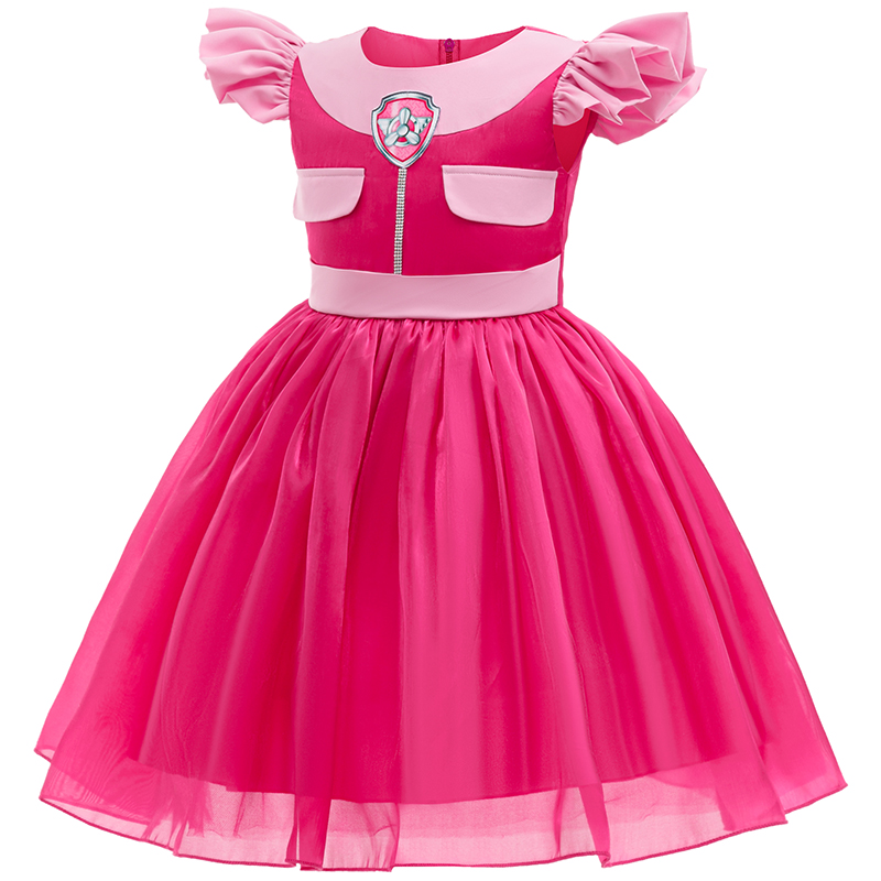 キッズパウ犬コスチュームピンクプリンセスドレス女の子ハロウィ - Summer Clothing For Kids Girls のレビューと価格