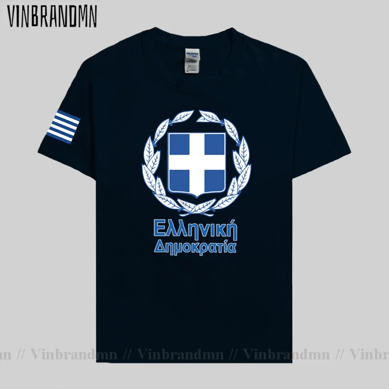 メンズグリーンチームコットンTシャツ,メンズジャージ,グルー - Summer Clothing For Greece のレビューと価格