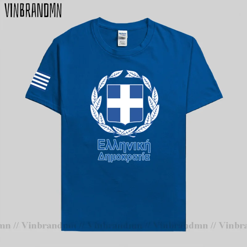 メンズグリーンチームコットンTシャツ,メンズジャージ,グルー - Summer Clothing For Greece のレビューと価格