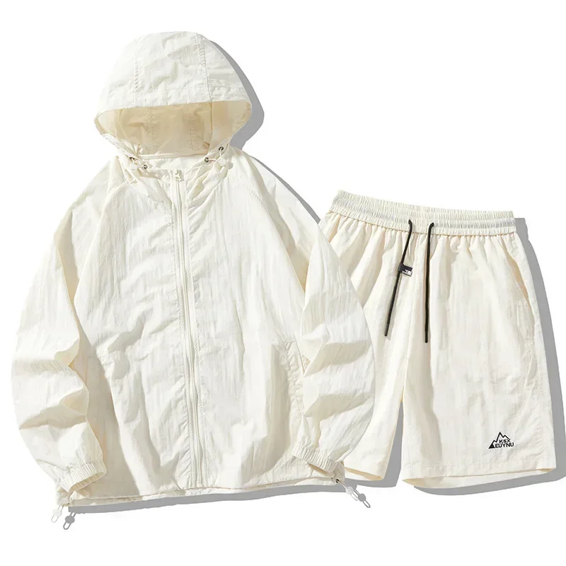 アイスシルク屋外日焼け止め服セット帽子薄くて通気性のある速乾 - Summer Clothing For Women のレビューと価格