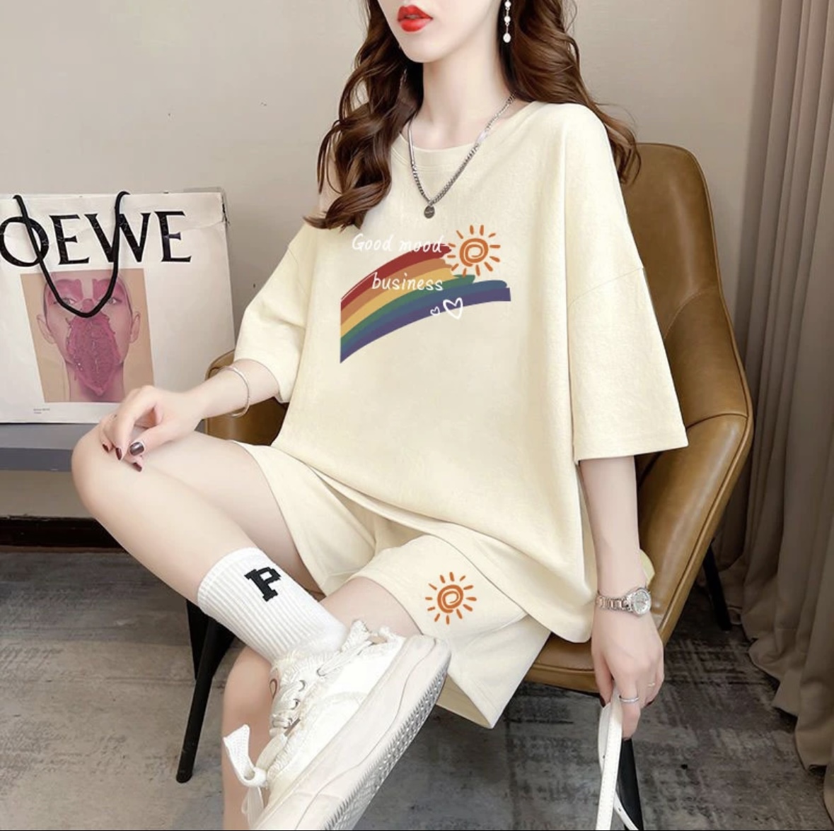 ファッションレディースサマーショートパンツセット、スポーツウ - Summer Clothing のレビューと価格