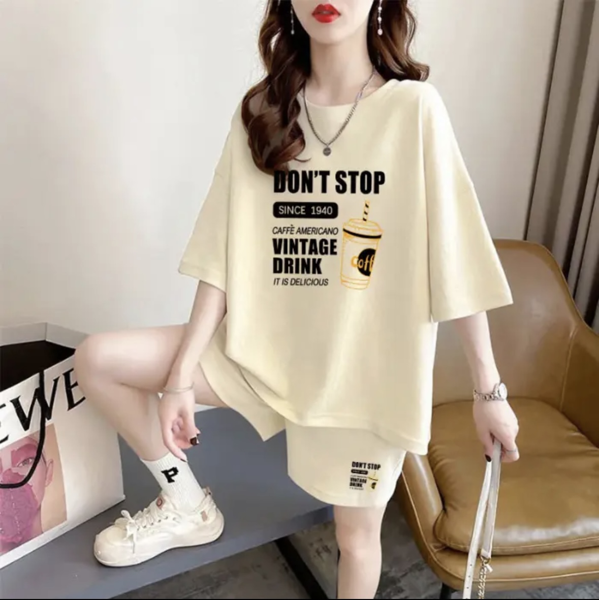 ファッションレディースサマーショートパンツセット、スポーツウ - Summer Clothing のレビューと価格